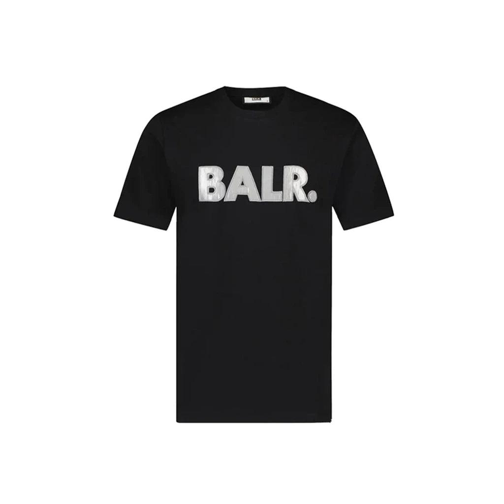 Olaf Straight BALR. Satin Embro T-Shirt Jet Black – silidubai